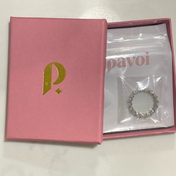 Cubic Zirconia Love Ring by Pavoi NIB - Picture 3 of 3